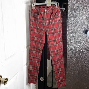Forever 21 plaid pants XS